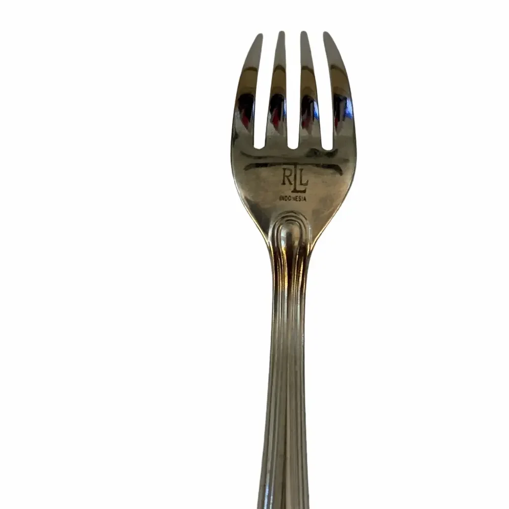 Ralph Lauren 4 set Replacement cutlery stainless Romance pattern pre owned.